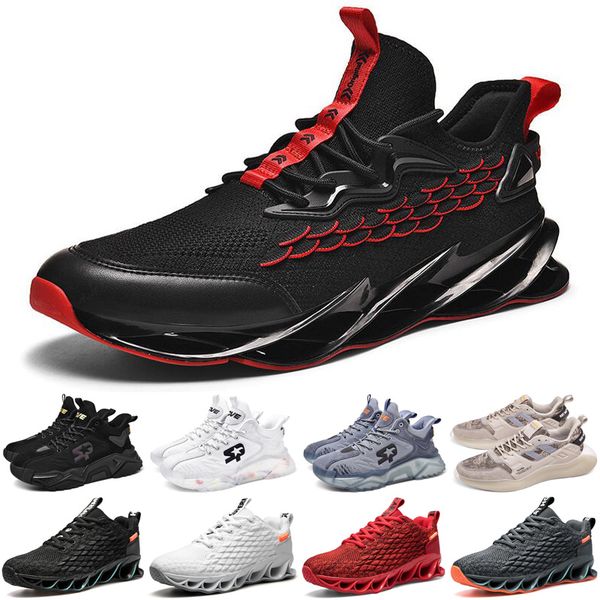 

men running shoes athletic black white outdoor cushion breathable mens trainers sports sneakers runners size 40-44 color9, White;red