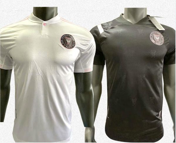 

player version mls 2020 inter miami #23 beckham soccer jersey 20/21 men soccer shirt white black customized mls football shirt on sale, Black;yellow