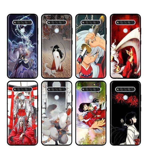 

тонкий чехол для lg k40 k40s k41s k50s k51s k61 g6 g7 g8 (thinq) q51 q60 q61 q70 телефон fall обложка inuyasha япония аниме кагоме