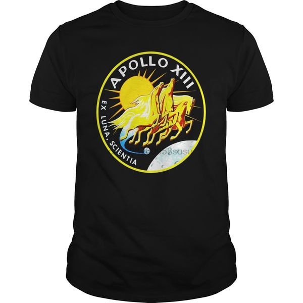 

men tshirt short sleeve apollo 13 mission patch badge space program t-shirt cool one neck women t-shirt sport hooded sweatshirt hoodie