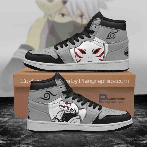 

luxury shoes custom printed kakashi anbu sneakers mens sport footwear diy trainers