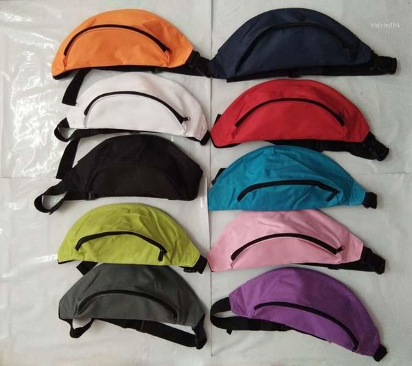 

waist bags dhl50pcs fashion pure bag travel handy hiking sport fanny pack belt zip pouch1