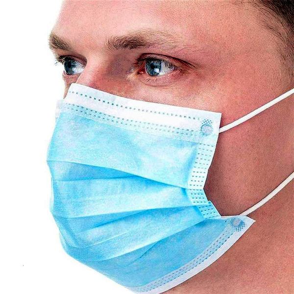 

disposable face box thick comes masks 3-layer a with earloops for salon, home use comfortable mask 17