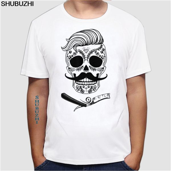 

sport mens deep cuts hipster t-shirt barber shop barbers tattoo beard v43 men's tees euro size