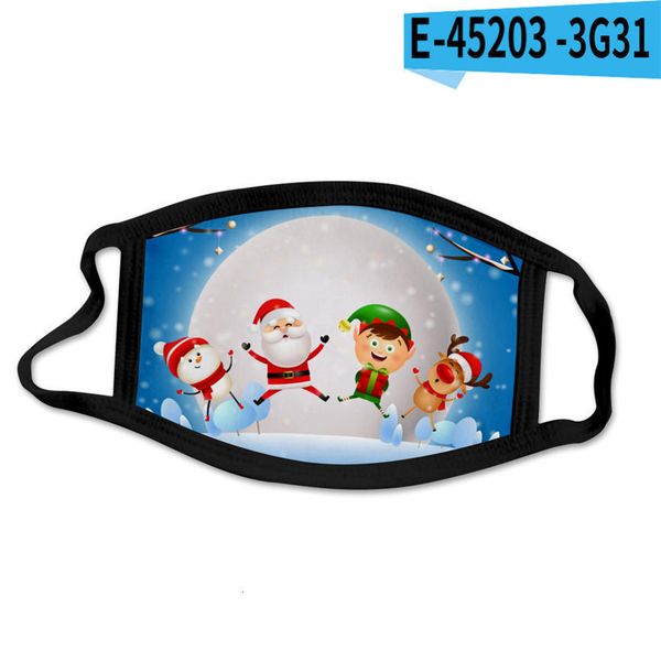 

factory price masks fahion face designer new christmas snowflake animal oil painting 3d facemask dustproof polyest
