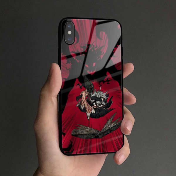 

vip se 6 6s 7 8 plus x xr 11 12 mini pro max black clover animation antler black bubhy