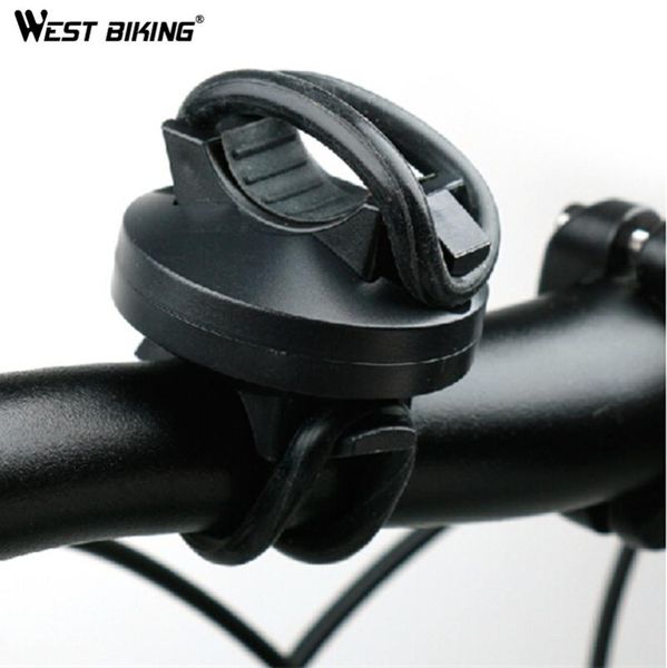 

west biking holders lamps clip bicycle led light holder clamp torch rotating bike collet rubber bicycle bracket light holder