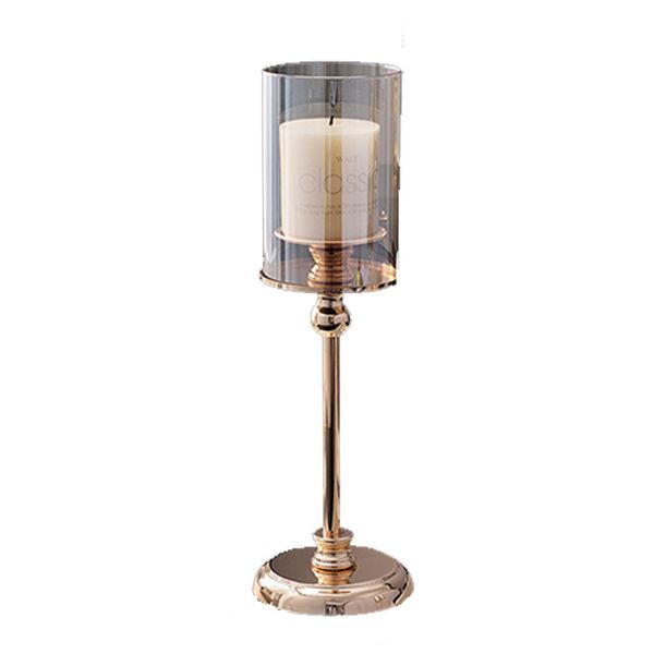 

retro metal candle holders creative glass candlestick crafts wedding holiday party supplies candelabrum home decoration ornaments