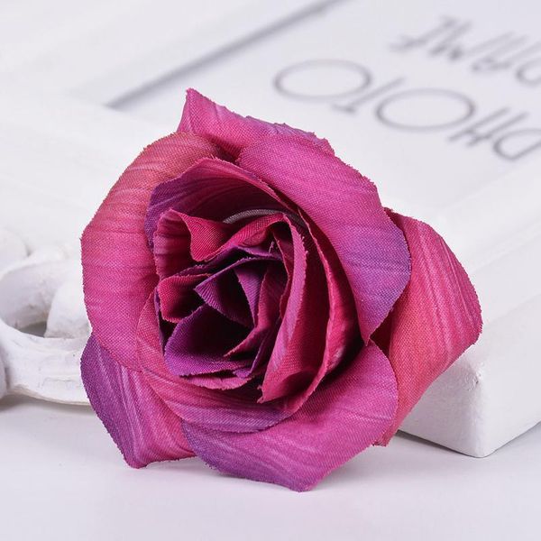 

5pcs gradient silk rose artificial flowers for wedding home decoration fake flower supplies diy craft wreath gifts scra jllcwz