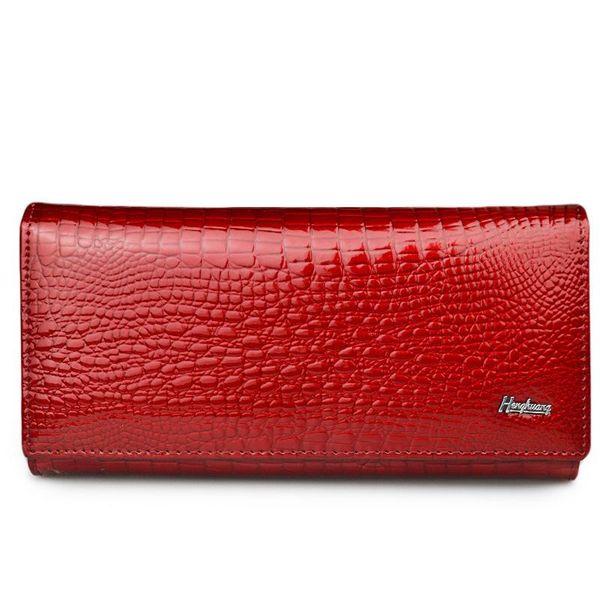 

women wallets brand design real leather wallet female hasp fashion alligator long women wallets and purses, White