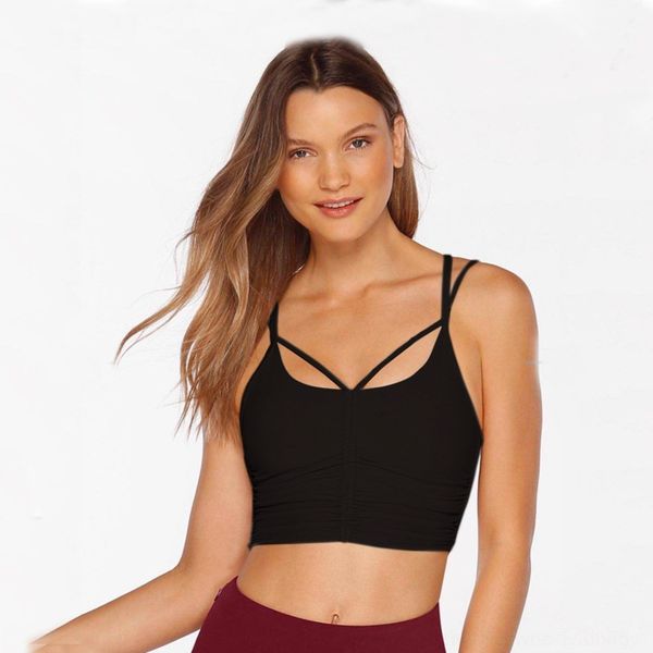 

hhypl yoga vest women's sling back drawstring tuck personalized exercise fitness exercise shockpr wrap sports fitnesssling beautiful ch, Gray