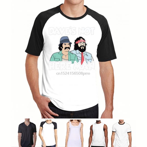

new cheech and chong dave not here man men black t shirt size s to 3xl short sleeves boy cotton men t shirt sport hooded sweatshirt hoodie