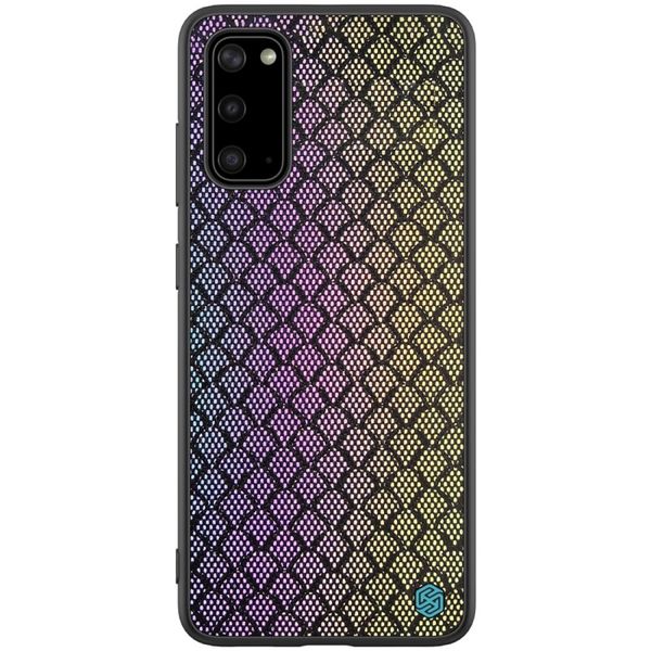 

for galaxy s20 galaxy s20 5g nillkin glorious series tpu pc 3d geometric texture reflective mobile phone protective case