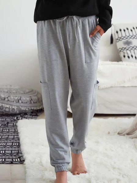 

women's pants & capris 2021 sweatpants women straight solid sports yogo casual baggy legs joggers oversized streetwear trousers c0486, Black;white