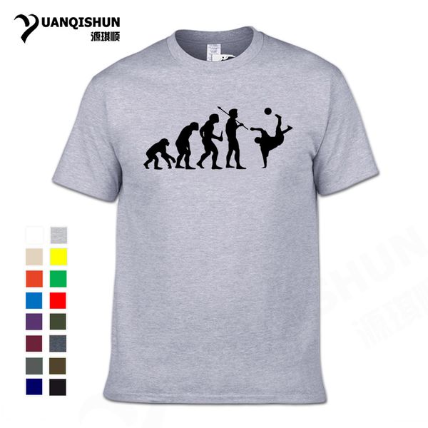 

sport evolution of football player funny novelty birthday mens t-shirt muscle men's tees short sleeve hipster tshirt