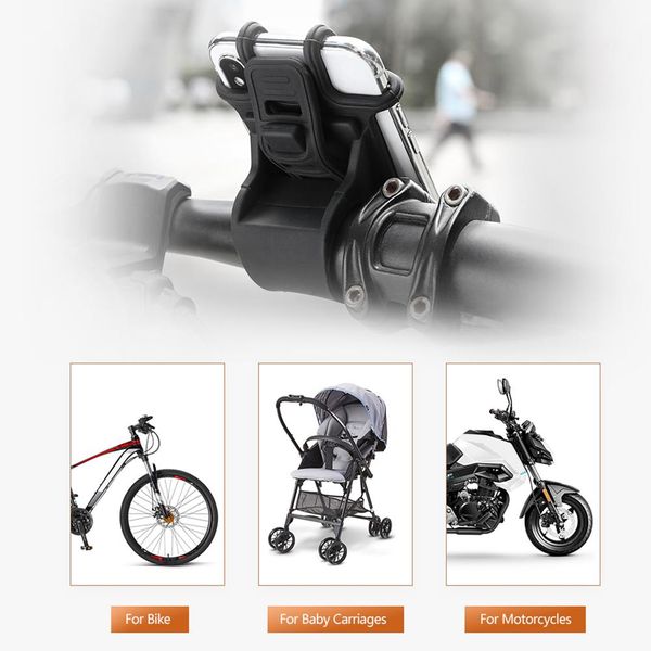 

pull button bike phone holder silicone adjustable bicycle motorcycle handlebar bracket accessories for iphone samsung xiaomi jlllfl