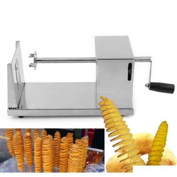 

magic stainless steel manual tornado spiral potato cucumber chips twister vegetable cutter snack home cooking f jllplj jjxh