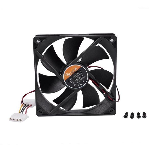 

pc brushless dc 4 pin connector 7 blades 12v 12cm 120mm cooling fan1