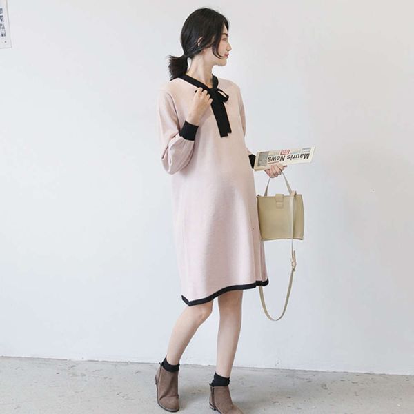 

and winter autumn 2020 materni new lace up drs sweater korean large fat mm knitting, White