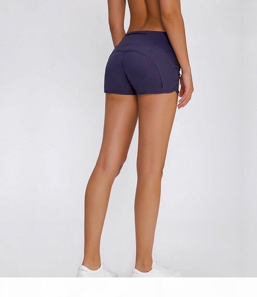 

yoga short new through high waist women yoga shorts solid sports gym sport breeches leggings elastic fitness lady run speed short yogaworld, White;black