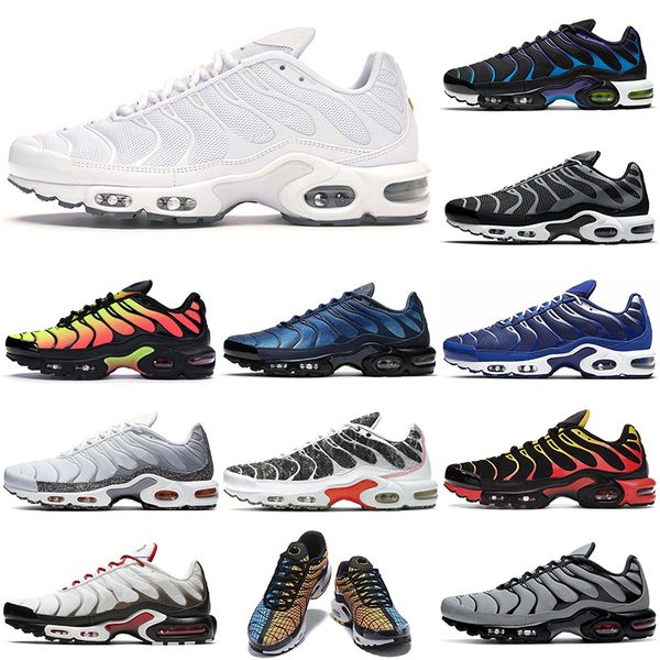 

2022 designer tns plus max running shoes mens bubblegum oreo tn zapatos volt pack gradient black trainers amazing sports casual walking snea