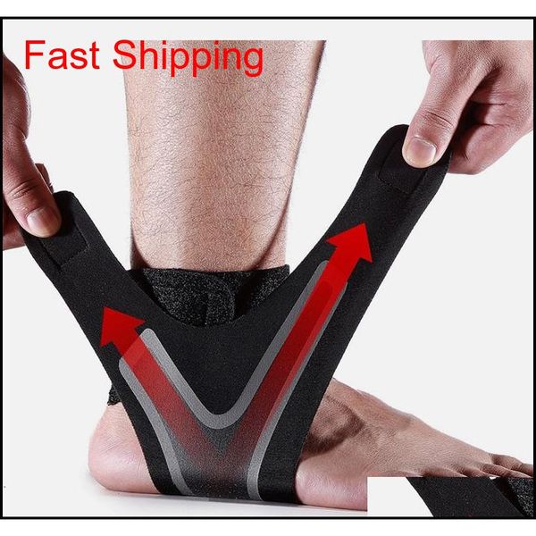 

1pcs sport ankle support elastic high protect sports ankle equipment safety running basketball ankle brace support bq97k, Blue;black