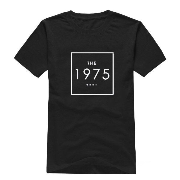 

мужчины новая мода рок музыка 1975 футболка футболка хлопок футболка top тис больше размера и цвета спорта с капюшоном толстовка толстовка