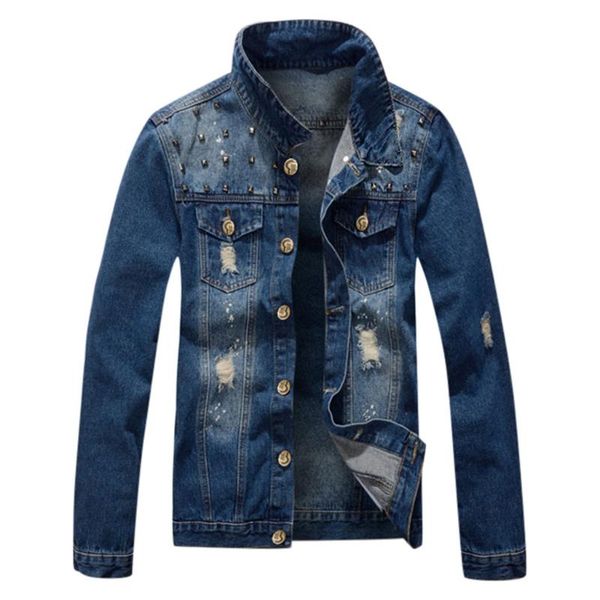 

men's autumn winter jackets casual long sleeve turn-down collar solid denim jacket coat men's slim fitting denim jacket#p2, Black;brown