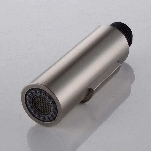 

304 stainless steel faucet shower head kitchen vegetable basin pullout faucet nozzle small shower head 2 function drawing