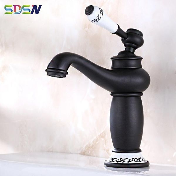 

black bathroom basin faucet sdsn black bronze bathroom mixer tap cold basin sink faucet copper brass faucets