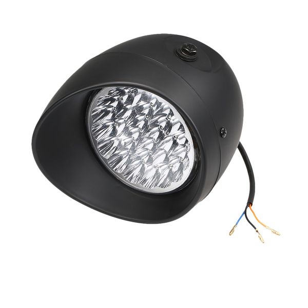 

led motorcycle ретро фары прозрачные линзы фары 12v фарах черный