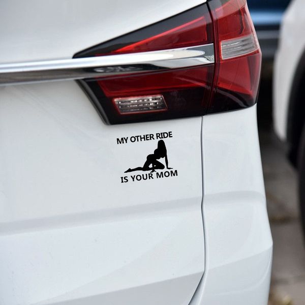 

car stickers my other riding girl decoration stickers waterproof sunscreen , 13cm*10cm