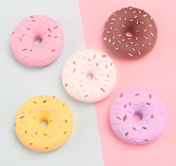 

super large sugar doughnut cream gum accessories diy mobile phone case material hairpin hair ornament keychain pendant