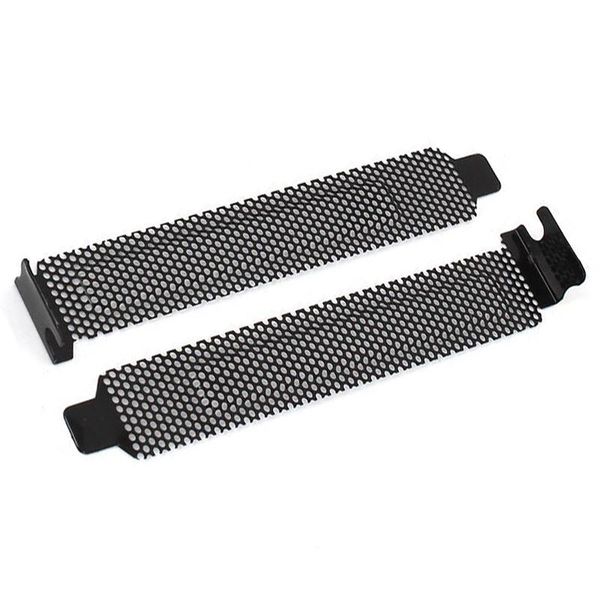 

10 pcs hard steel dust filter blanking plate pci slot cover w screws