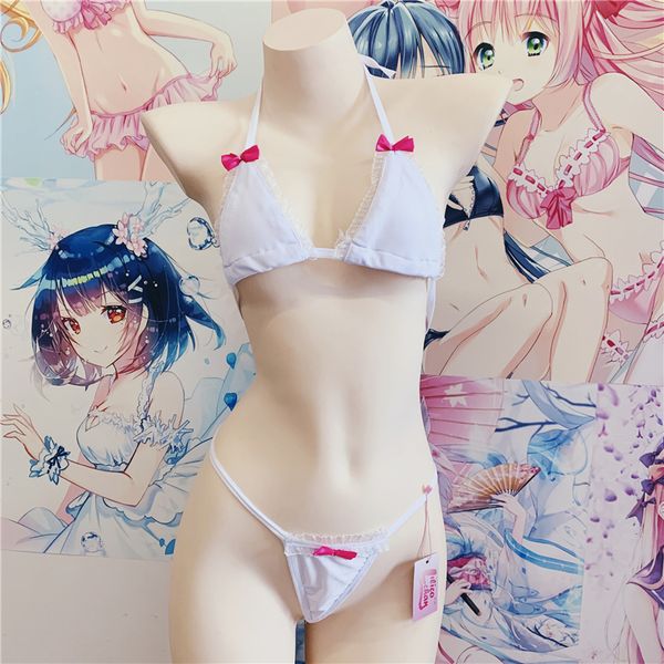 

three microbial combinations, underwear, sexy, japan, exotic, kawai, Black;white