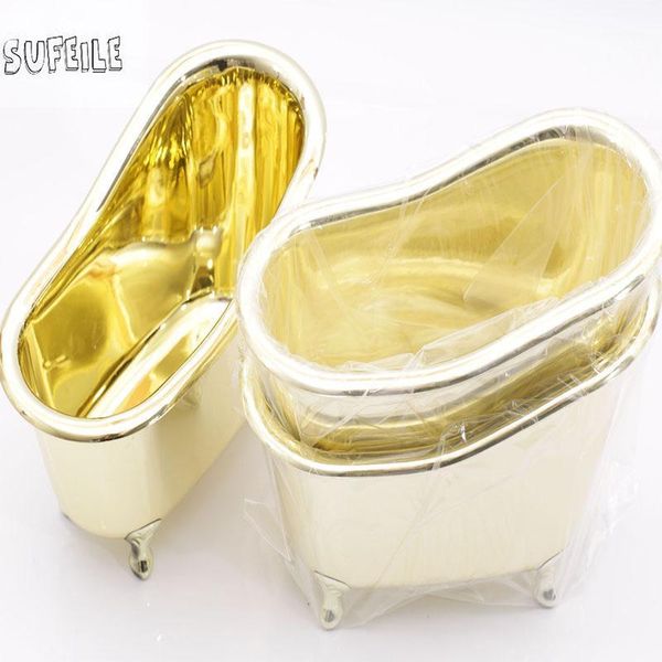 

1pc bathroom accessories mini bathtub white soap storage box toothbrush toothpaste induction box snack storage d51