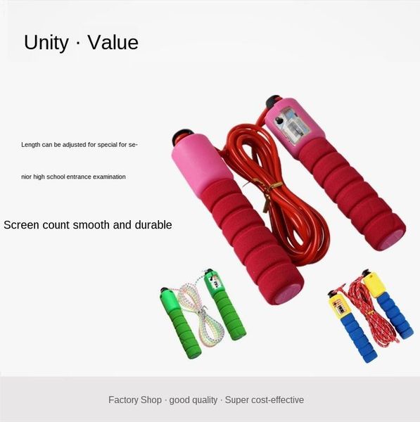 

jump ropes counting rope skipping sponge digital competition competitive children fitness