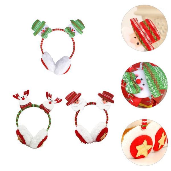 

christmas decorations 3pcs exquisite creative chic decorative hair accessories clasp xmas headdress for festival1