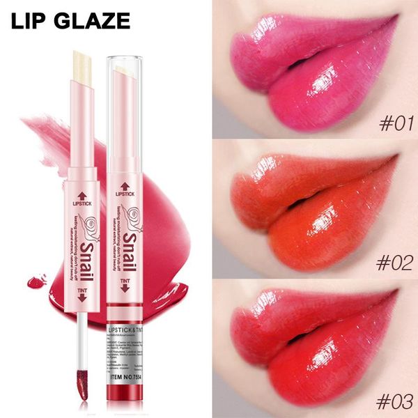 

lip gloss 2021 1 pcs double-ended liquid lipstick waterproof lipgloss moisturizing lipsticks