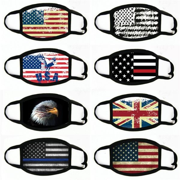 

designer masks washablemasks printed masksponge cloth face ameican flag pattern mouth mask#754