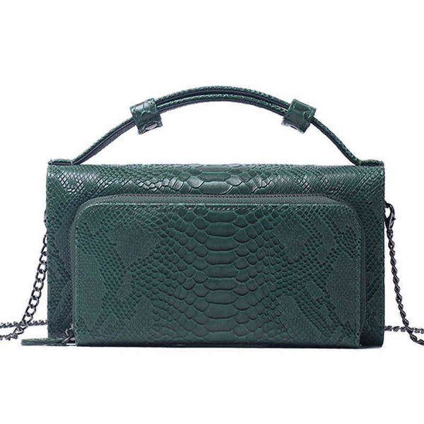 

evening bags shoulder fashion large women clutch snake leather party green wallet phone 220233