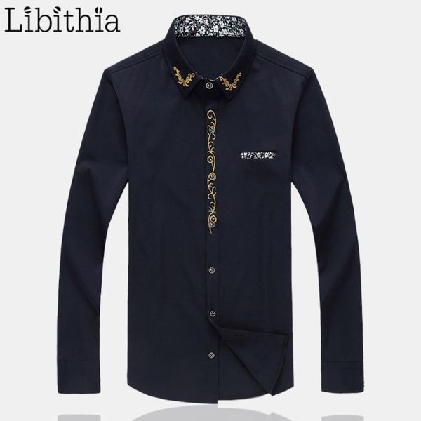 

men's slim fit dress shirt large size 5xl 6xl 7xl men long sleeve casual chemise camisa social male brand clothing spring e5171, White;black