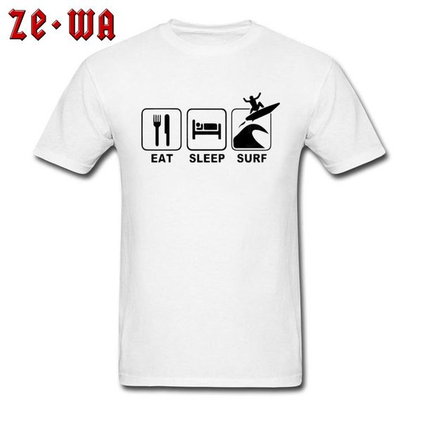 

eat sleep surfer short sleeve white fashion tees new nice funny custom sport hooded sweatshirt hoodie men t shirt