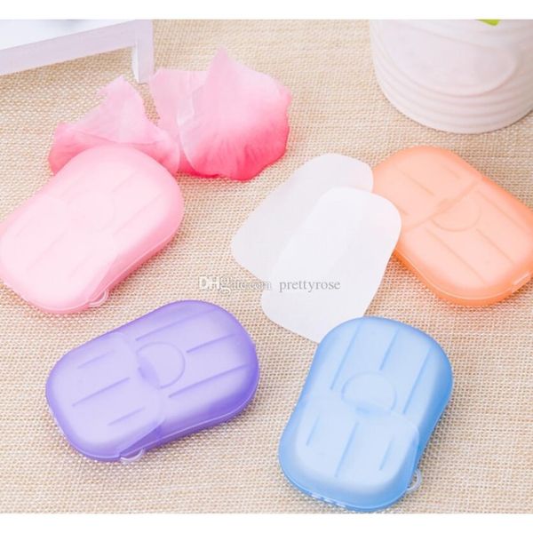 

disinfecting paper soap washing hand mini soap disposable scented slice sheets foaming soap case paper random jllupq mx_home