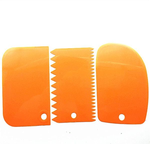 

выпечка тесто инструменты пластиковый тесто нож глазурь помадка скребок украшения равнины гладкие зубчатые края шпателя c wmthyz xhlight