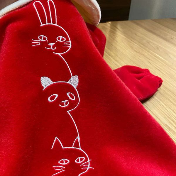 

girl plush winter children's drs girl's baby princs skirt fashion jyfa, Red;yellow