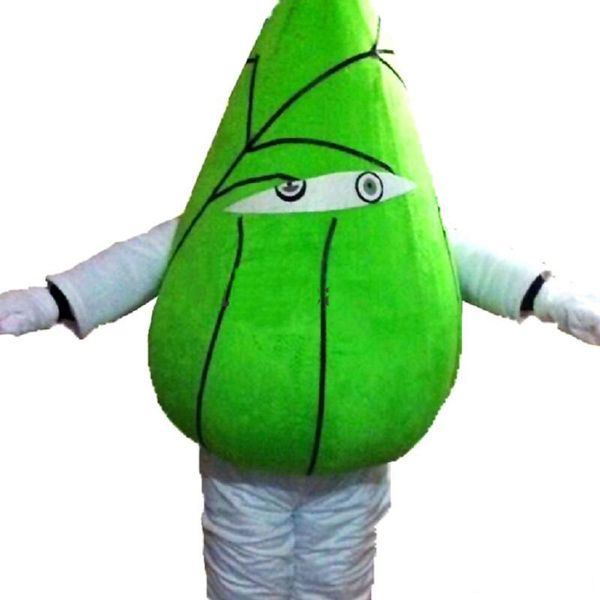 2019 Завод прямых продаж Green Пельмени костюмы талисмана костюмированный Real фото Бесплатная доставка