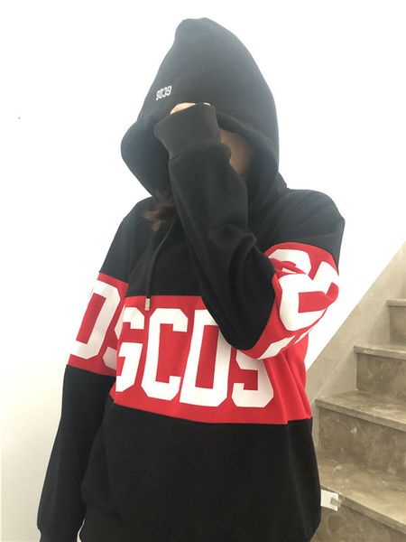 

luxury fashion gcds hoodies total cotton over size color black ing