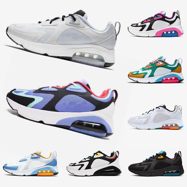 

200 brand white metallic silver royal pulse men running shoes hyper pink bordeaux mystic green desert sand womens sports sneakers size 36-46