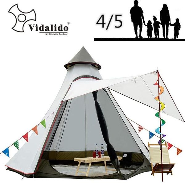 

tents and shelters dome camping tent 5-6 person 4 season double layers waterproof anti-uv windproof family outdoor tent1